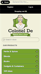 Mobile Screenshot of colonelde.com